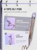 تصویر  مداد ۴ کاره شیگلم Everywhere 4-In-1 Pen – Multicolor